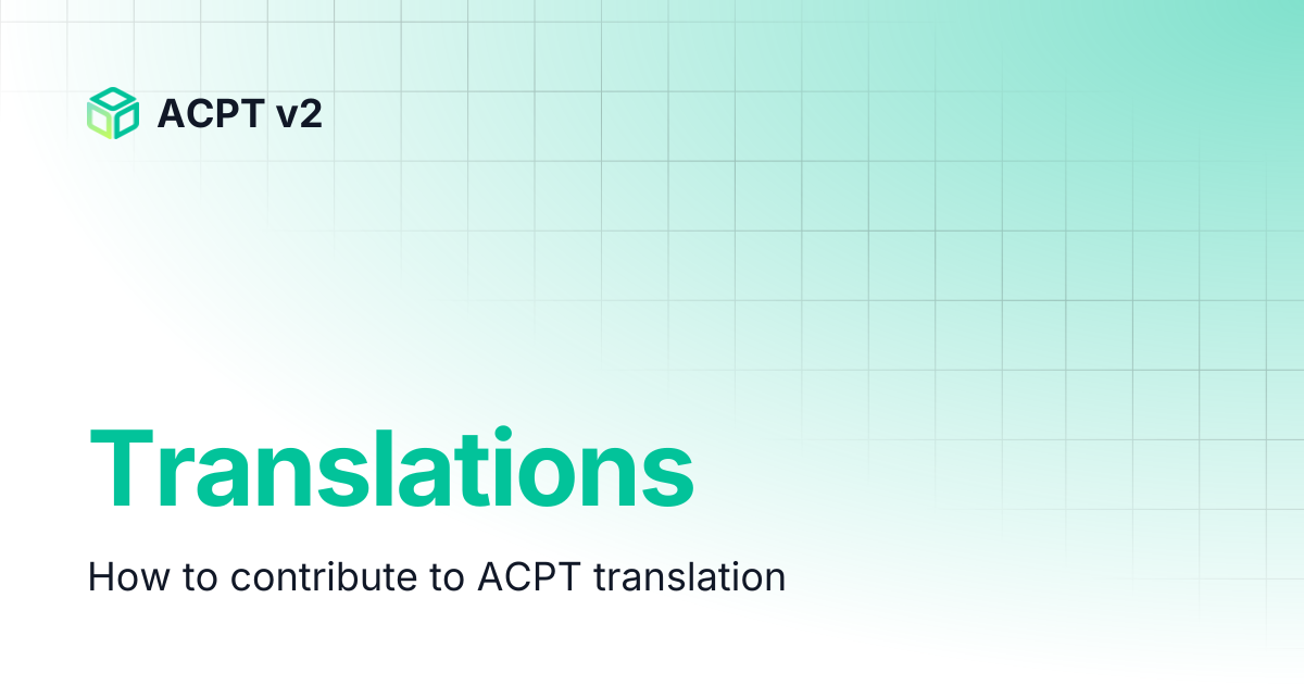 Translations | ACPT v2