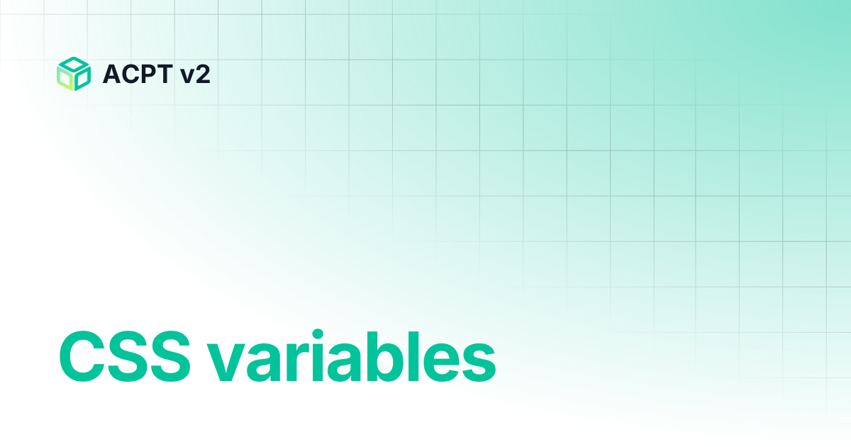 CSS variables | ACPT v2